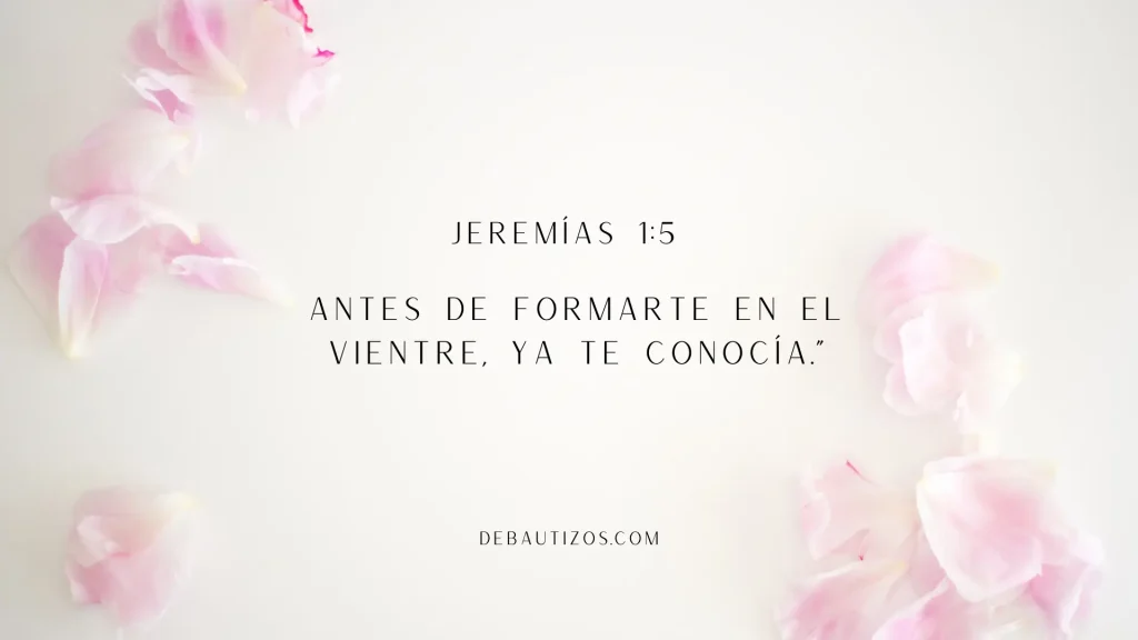 frases para bautizo de la Biblia católica